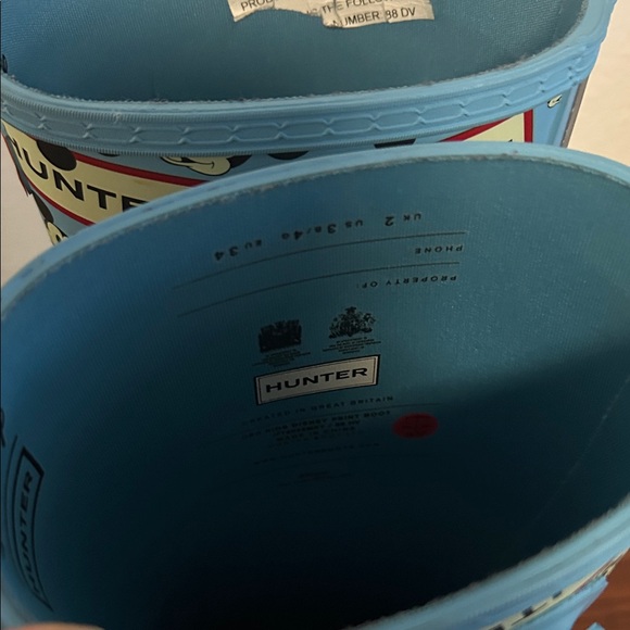 Hunter x Mickey Mouse Rain Boots | Big Kids US 3–4 | Blue - Picture 7 of 7